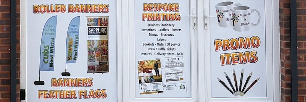 Printed Invitations designed and printed in Wirral